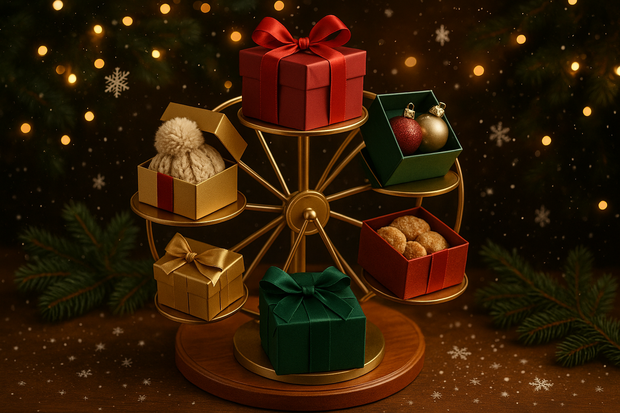 image for a seasonal rotating holiday gifts