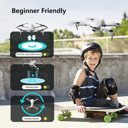Experience the Thrill of Flight with the F10-1080P WiFi FPV Drone - Perfect for Beginners and Aerial Photography Enthusiasts!