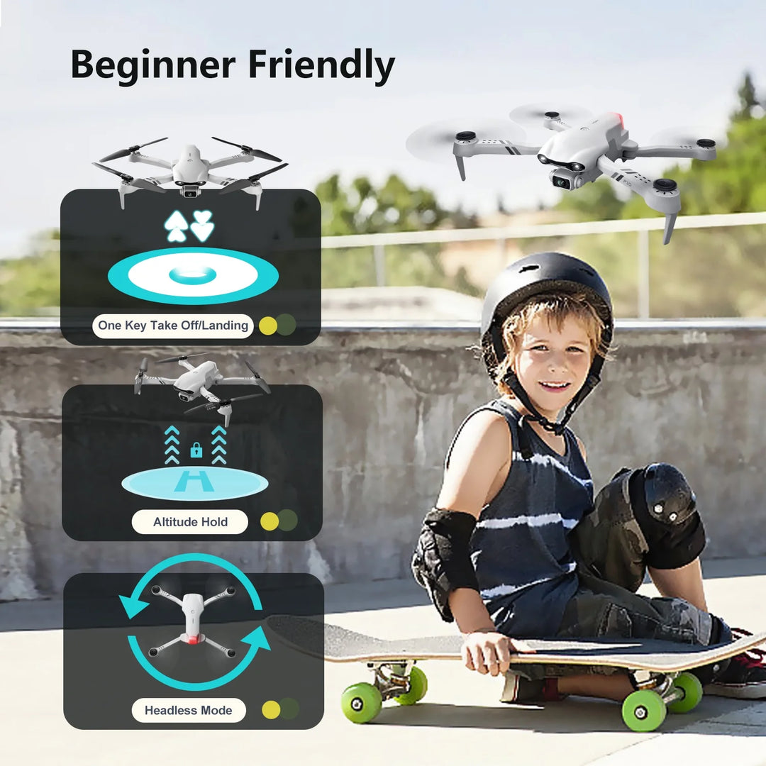 Experience the Thrill of Flight with the F10-1080P WiFi FPV Drone - Perfect for Beginners and Aerial Photography Enthusiasts!