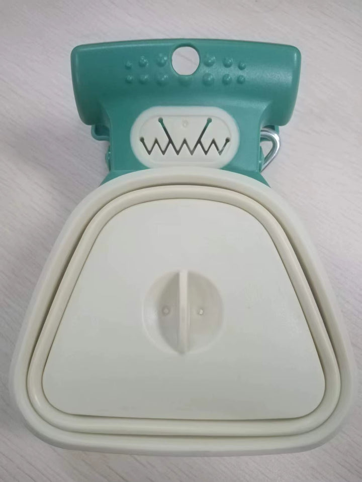 Effortless Dog Waste Cleanup: Portable Pooper Scooper with Waste Bag Attachment for On-the-Go Pet Owners