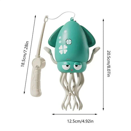 Electric Dancing Squid Toy Crawling Dancing Automatic Obstacle Avoidance Octopus Sensor Toy with LED Lights & Music
