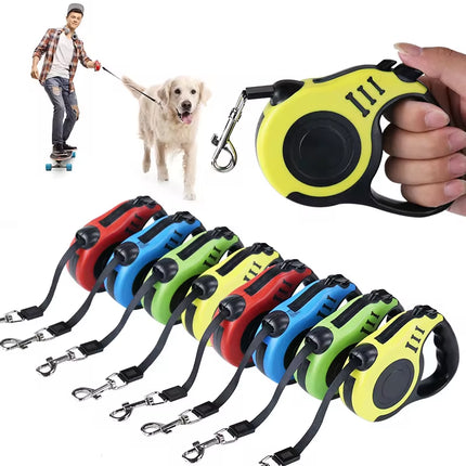 Retractable Dog Leash - 3M/5M Automatic Flexible Traction Rope for Small, Medium, and Large Dogs