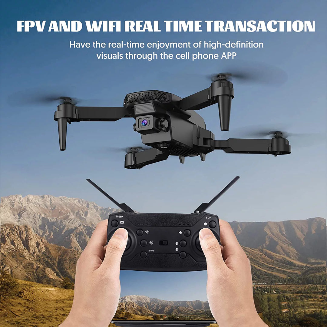 Experience the Thrill of Flight with Our 4K RC Mini Drone - Ideal for Beginners and Kids, Featuring Live Camera and WiFi FPV Support!