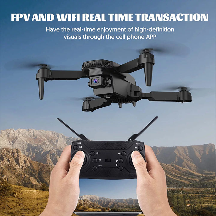 Experience the Thrill of Flight with Our 4K RC Mini Drone - Ideal for Beginners and Kids, Featuring Live Camera and WiFi FPV Support!
