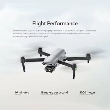 Autel EVO Lite 6K Enterprise Drone - Professional 1-Inch CMOS Camera with ISO Max 48000 and 4K/30fps Video Capabilities