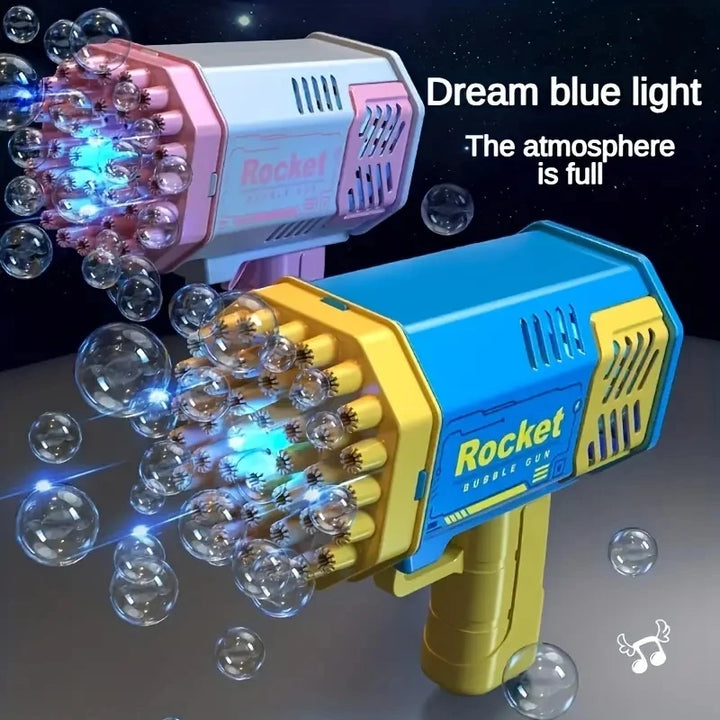Fun-Filled 40 Hole Bubble Machine - Ultimate Outdoor Bubble Blowing Experience for Kids
