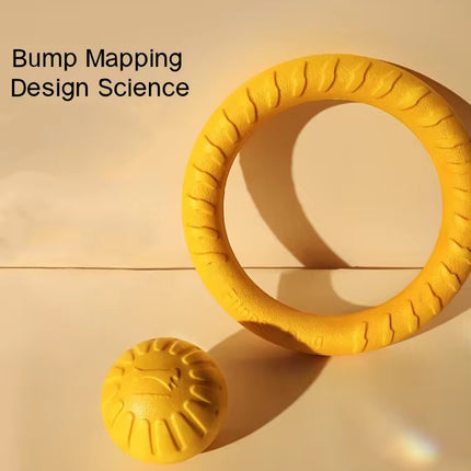 Indestructible Dog Ring Toy - Perfect for Fetch, Chewing, and Training for All Dog Sizes!