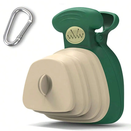 Effortless Dog Waste Cleanup: Portable Pooper Scooper with Waste Bag Attachment for On-the-Go Pet Owners