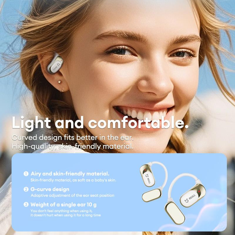 MGALL KC09 OWS Bluetooth 6.0 Wireless Earbuds - Superior Sound Quality, Fast Connection, and Long-Lasting Comfort for Music & Calls