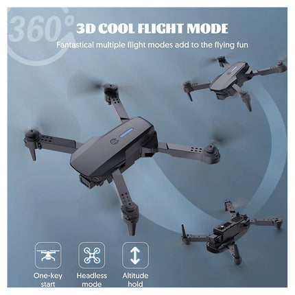 Experience the Thrill of Flight with Our 4K RC Mini Drone - Ideal for Beginners and Kids, Featuring Live Camera and WiFi FPV Support!