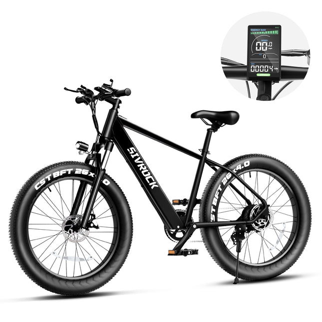 Ultimate 1000W Electric Mountain Bike for Adults - 26" Fat Tire Ebike with 48V 15Ah Battery for Trail Riding, Commuting & Adventures - UL & GCC Certified