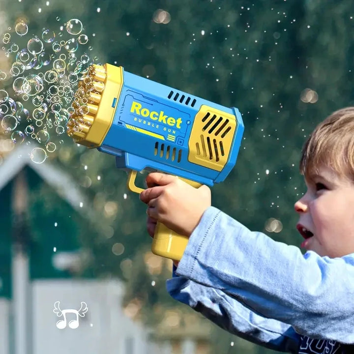 Fun-Filled 40 Hole Bubble Machine - Ultimate Outdoor Bubble Blowing Experience for Kids