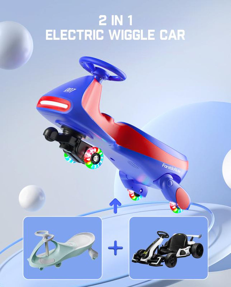 Fanttikride N7 Pedal-Powered Electric Wiggle Car - Fun Ride-On Toy for Kids!