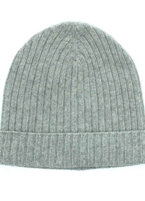 CASHMERE RIBBED HAT-1