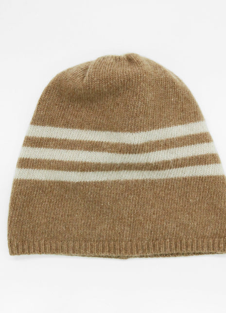 CASHMERE  STRIPED BEANIE-1