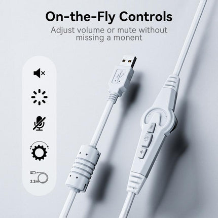 TAGRY TRONICX G3 Wired Gaming Headset - Enhanced 50mm Drivers, ENC Microphone, 7.1 Surround Sound, USB-A, Ideal for PC/PS5/Switch (Not Compatible with Xbox)