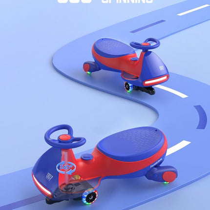 Fanttikride N7 Pedal-Powered Electric Wiggle Car - Fun Ride-On Toy for Kids!