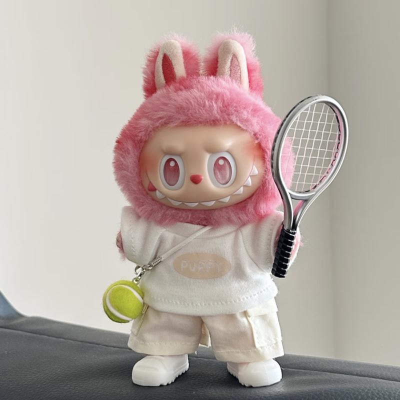 Adorable Labubu 6.7-Inch Doll Clothing Set - Stylish Baseball Outfit for Your Favorite Doll (Doll Not Included)