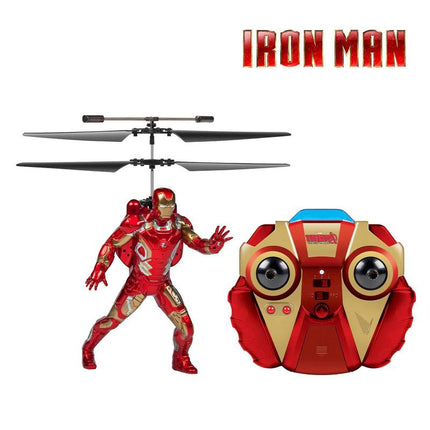 MARVEL Avengers Remote Control Helicopter - Iron Man, Captain America, Hulk, Spider-Man, Deadpool & Wolverine with LED Lights & Twin Rotors for Ultimate Stability