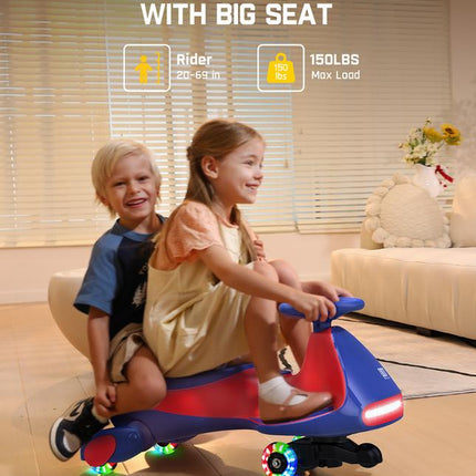 Fanttikride N7 Pedal-Powered Electric Wiggle Car - Fun Ride-On Toy for Kids!