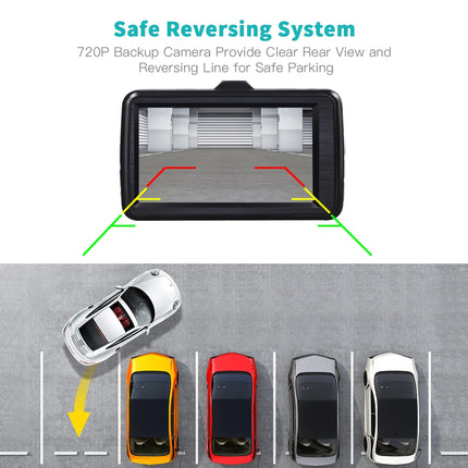 Experience Ultimate Protection with Our 1080P Dual Dash Cam - Front and Rear Cameras, Night Vision, and Advanced Features for Your Car!