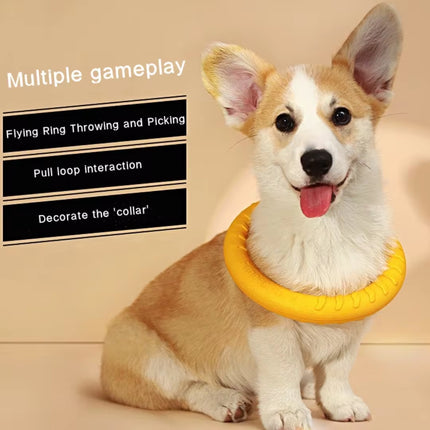 Indestructible Dog Ring Toy - Perfect for Fetch, Chewing, and Training for All Dog Sizes!