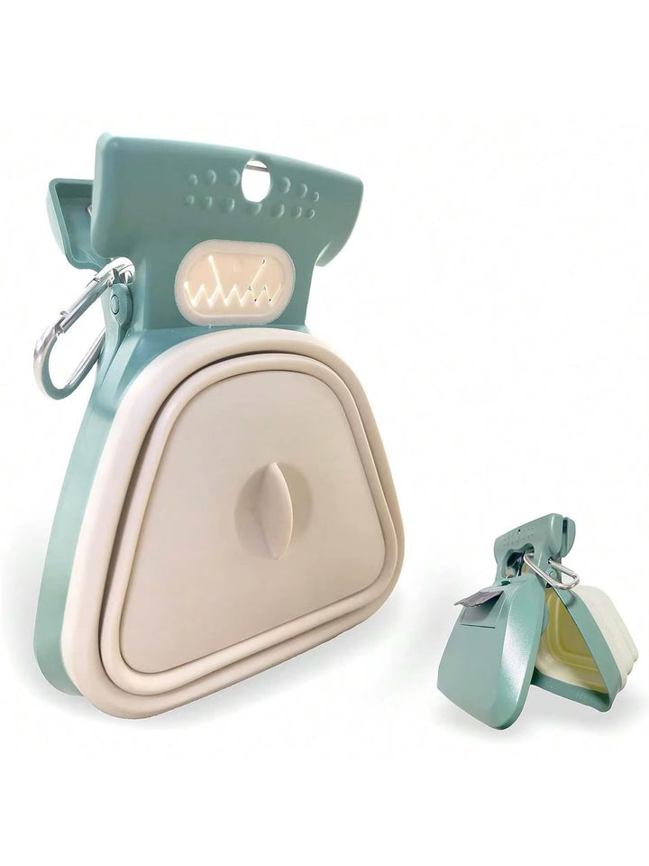Effortless Dog Waste Cleanup: Portable Pooper Scooper with Waste Bag Attachment for On-the-Go Pet Owners