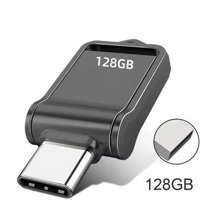 Revolutionary 2TB High-Speed USB Flash Drive with Dual Type-C and Lightning Interface - Perfect for Mobile Phones and Computers!