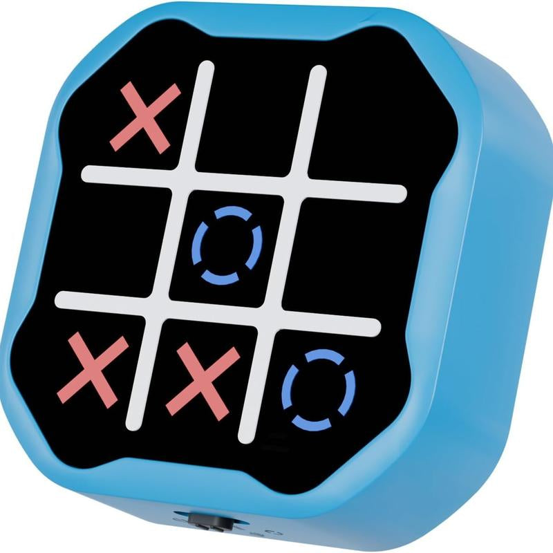 Ultimate 3 in 1 Electronic Tic Tac Toe Game - Silent Mode, Portable Learning Toy for Kids & Adults, Compact Design for Strategic Thinking Skills