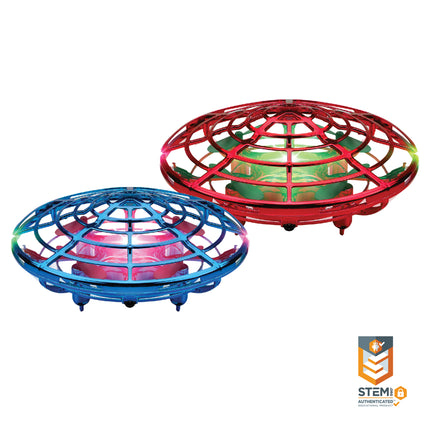 Exciting Scoot Duo Aerial Mini Drones - Hand Operated UFOs with LED Lights for Endless Fun!