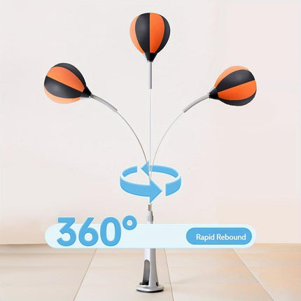 Ultimate Boxing Speedball with Adjustable Stand - Perfect for Teens & Adults - 360° Rebound for Stress Relief & Fitness - Ideal for Home Use in Any Space