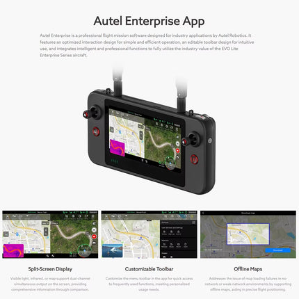 Autel EVO Lite 6K Enterprise Drone - Professional 1-Inch CMOS Camera with ISO Max 48000 and 4K/30fps Video Capabilities