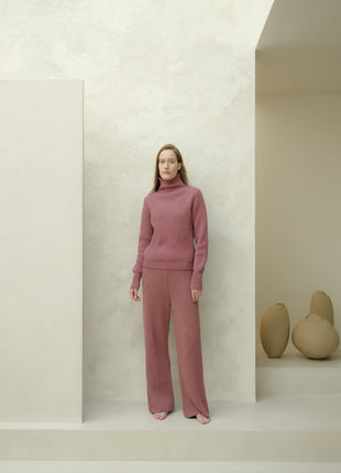 Extra Fine Merino Wool High Neck Sweater
