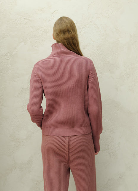 Extra Fine Merino Wool High Neck Sweater