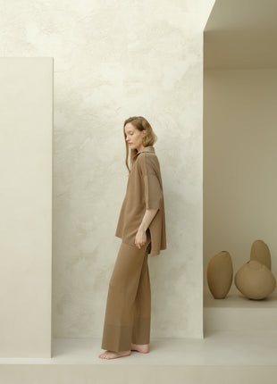 Extra Fine Merino Wool Maxi Polo