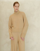 Cashmere Mix Turtleneck Sweater