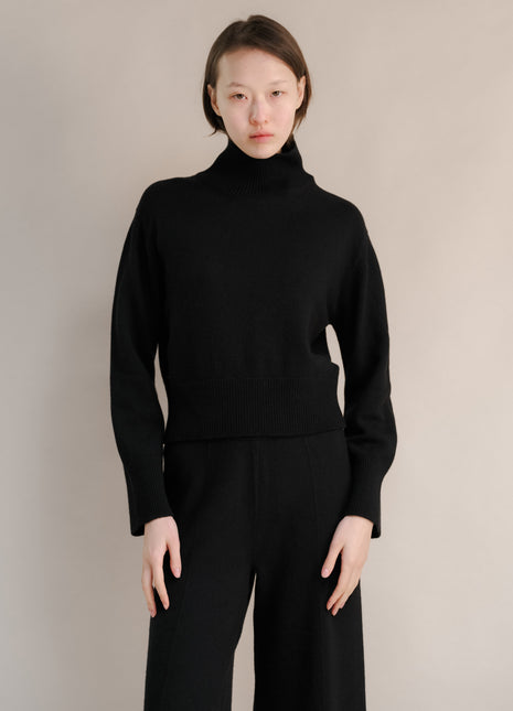 Cashmere Mix Turtleneck Sweater