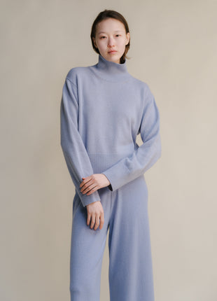 Cashmere Mix Turtleneck Sweater