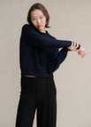 Navy / S / Pure Cashmere