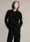 Black / S / Pure Cashmere