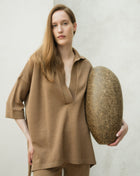 Extra Fine Merino Wool Maxi Polo