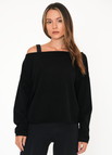 Black / S / 100% Cashmere