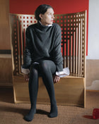 Pure Cashmere Maxi High Neck Sweater