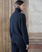Pure Cashmere Maxi High Neck Sweater