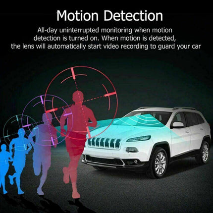 Ultimate Dual Dash Camera for Cars - 1080P Front and Inside Recording with Night Vision, G-Sensor, and Loop Recording