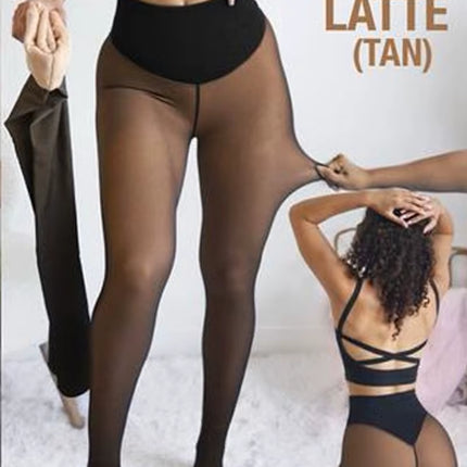 Elevate Your Style with Viral One Seam Compression Thick Tights - Cozy Fleece Leggings for a Flawless Fit