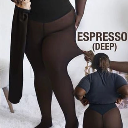 Elevate Your Style with Viral One Seam Compression Thick Tights - Cozy Fleece Leggings for a Flawless Fit