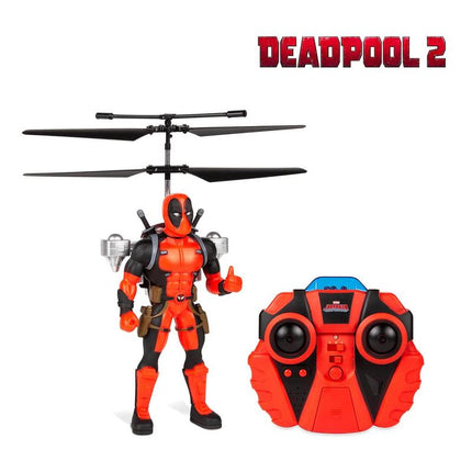 MARVEL Avengers Remote Control Helicopter - Iron Man, Captain America, Hulk, Spider-Man, Deadpool & Wolverine with LED Lights & Twin Rotors for Ultimate Stability