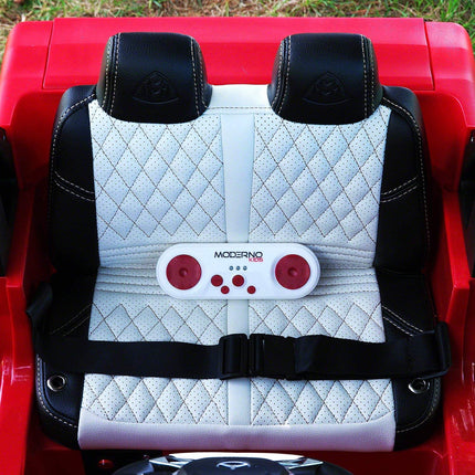 2021 Pink Licensed Maybach 12V Battery-Powered Kids Ride-On Car with MP3 & Parental Remote - Luxury Leather Seat!