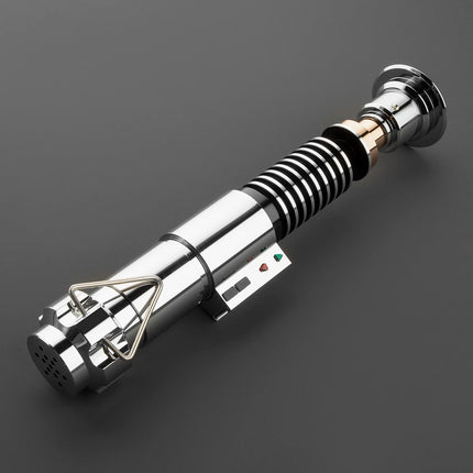 Ultimate Luke Skywalker EP8 Lightsaber: Heavy Dueling Xeno Pixel Saber with Metal Hilt, 34 Sound Fonts & Smooth Swing Action